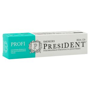 Зубная паста PRESIDENT PROFI Smokers (RDA 120); (50 мл.)