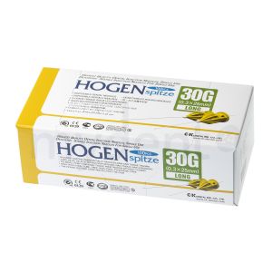 Иглы стоматологические одноразовые Hogen Spitze; типоразмер 30G; 25 мм; 100 шт; 3025