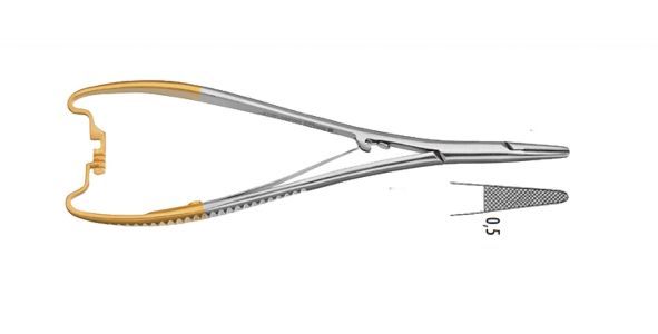 Иглодержатель прямой; MATHIEU-OLSEN — 140мм