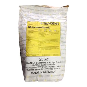 Гипс Marmodent 3 кл, цвет зелёный, 25 кг, бумажный пакет. Натуральный гипс для моделей